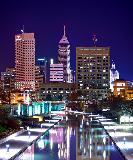 Downtown Indianapolis at Night